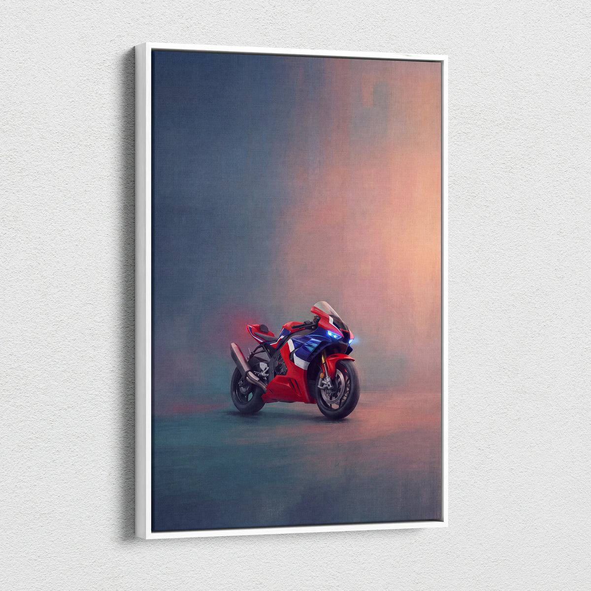 Honda CBR1000RR-R Fireblade Inspired Motorcycle Wall Art, Track Weapon Print and Racing Decor