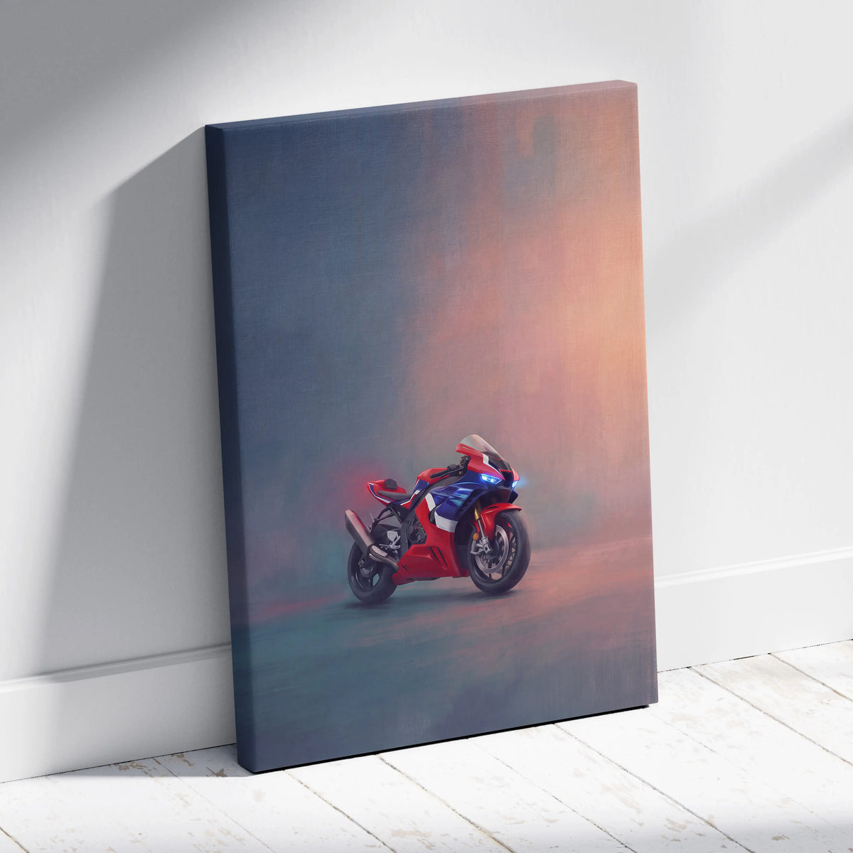 Honda CBR1000RR-R Fireblade Inspired Motorcycle Wall Art, Track Weapon Print and Racing Decor