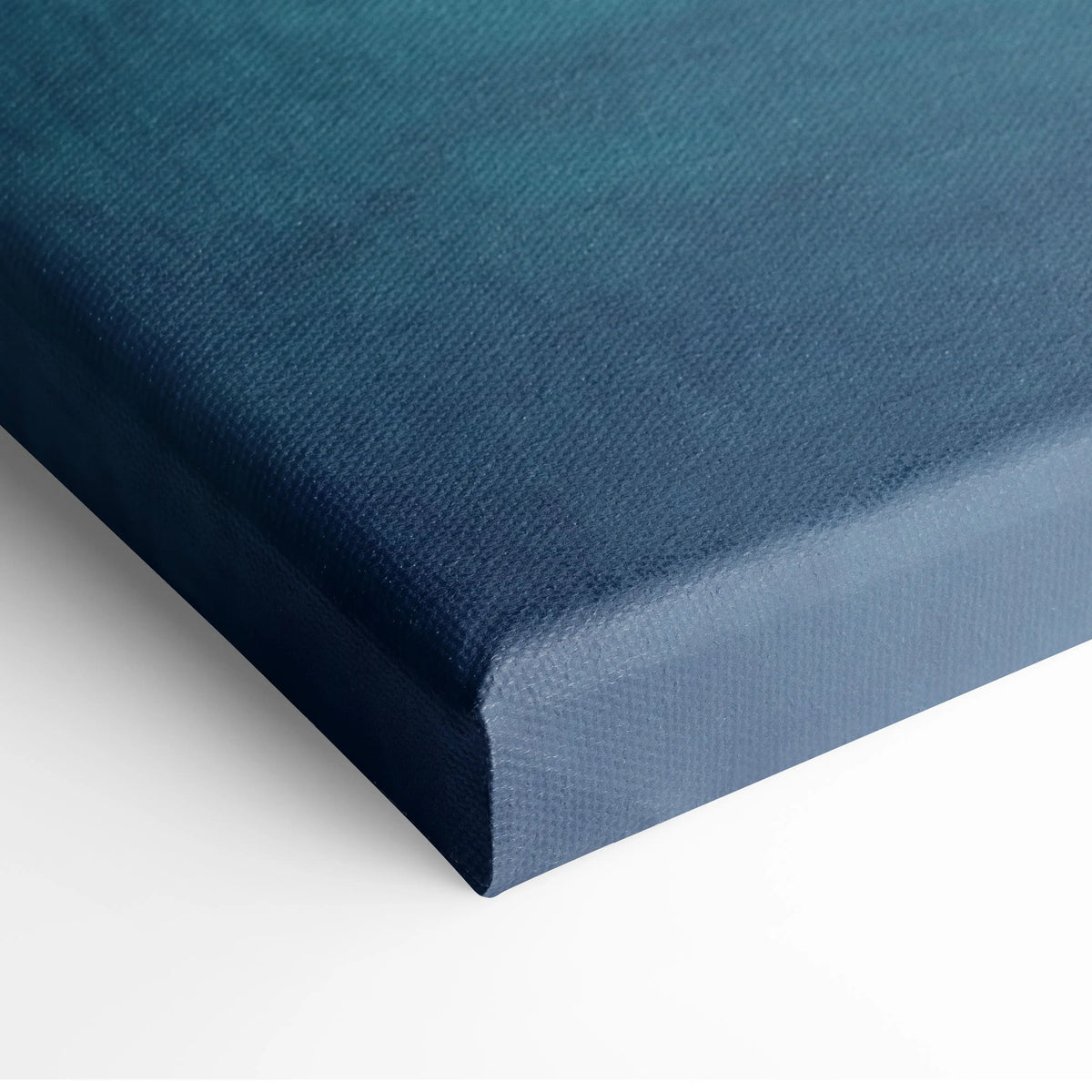 Deep blue mv agusta superveloce inspired canvas art with textured woven surface and raised edges for garage decor
