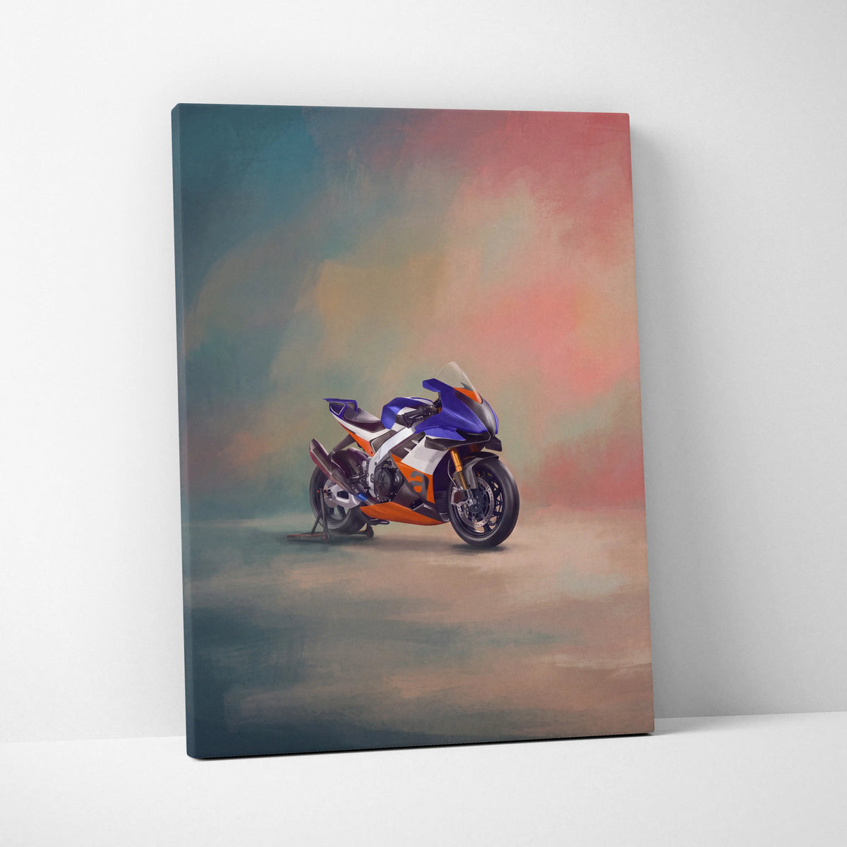 Aprilia RSV4 Xtrenta Inspired Supersport Wall Art, Italian Superbike Print and Track Day Garage Decor