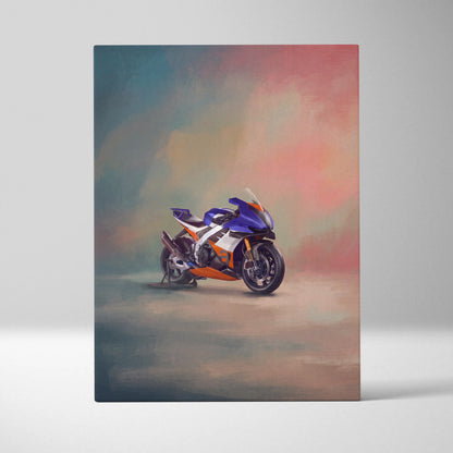 Aprilia RSV4 Xtrenta Inspired Supersport Wall Art, Italian Superbike Print and Track Day Garage Decor