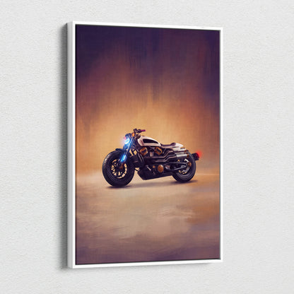 Sportster S Inspired Motorcycle Wall Art, American Cruiser Poster and Garage Decor