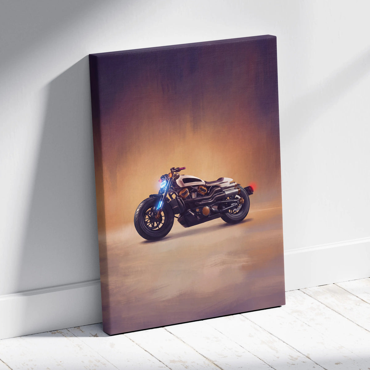 Sportster S Inspired Motorcycle Wall Art, American Cruiser Poster and Garage Decor