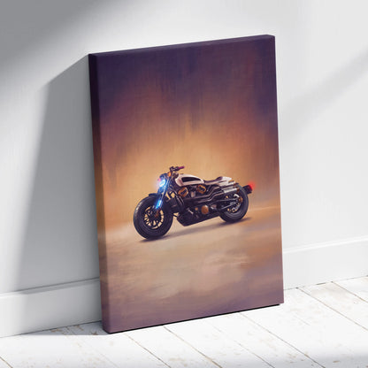 Sportster S Inspired Motorcycle Wall Art, American Cruiser Poster and Garage Decor