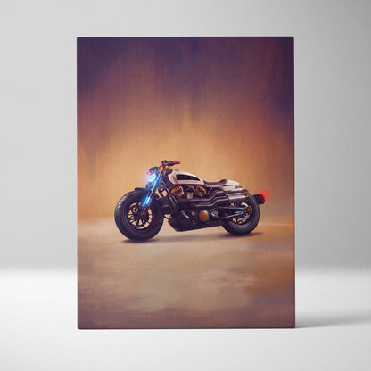 Sportster S Inspired Motorcycle Wall Art, American Cruiser Poster and Garage Decor