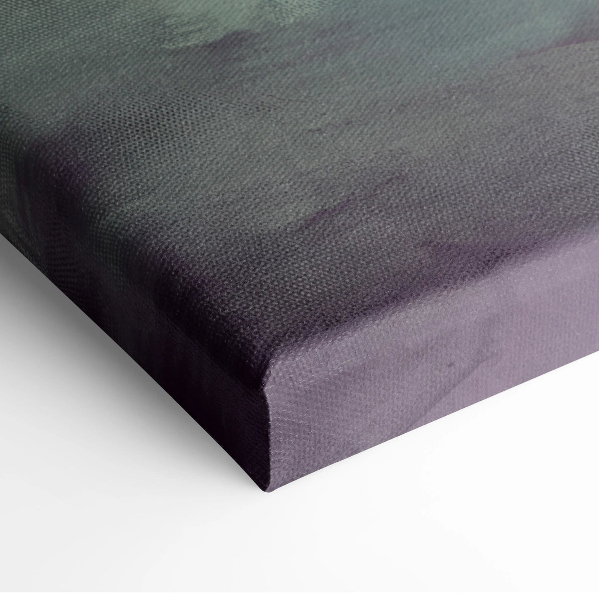 A stretched canvas print of ducati panigale v4 inspired sport bike wall art with dark purple to muted teal gradient