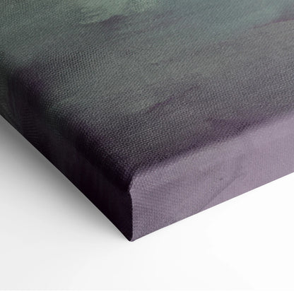 A stretched canvas print of ducati panigale v4 inspired sport bike wall art with dark purple to muted teal gradient