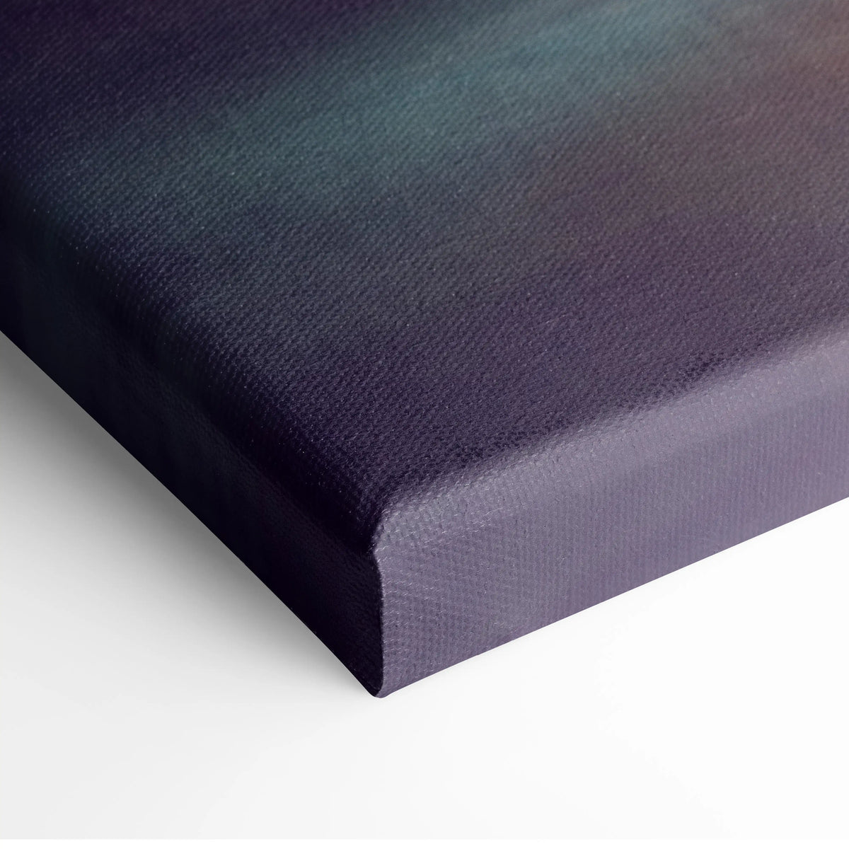 Ferrari LaFerrari inspired luxury supercar canvas print with deep purple and blue gradient on textured fabric surface