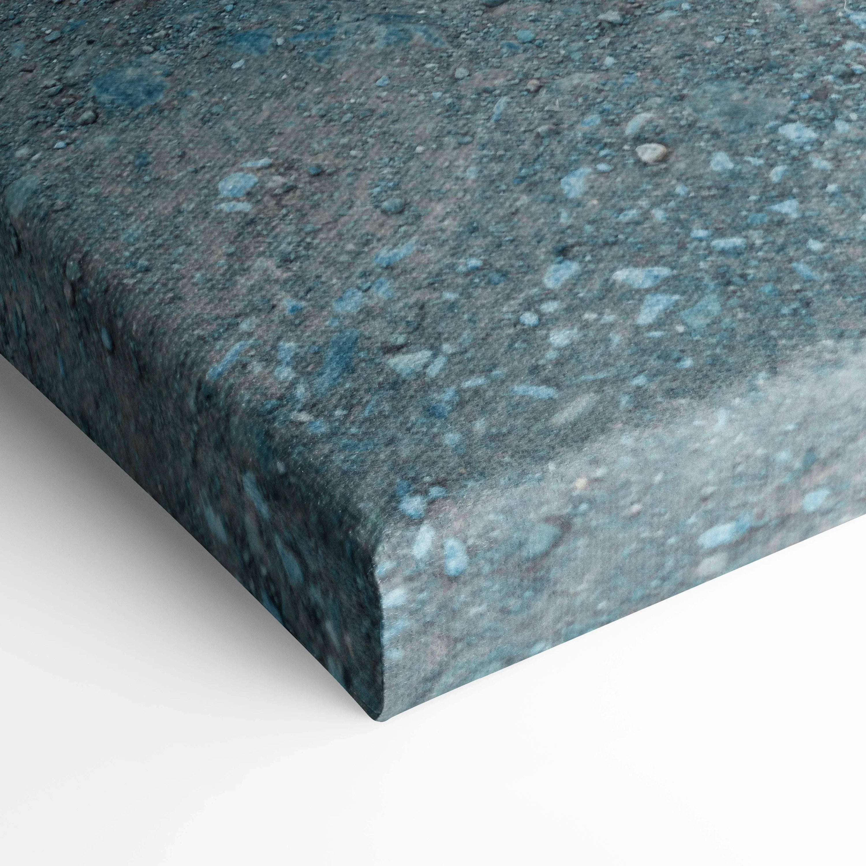 Close-up of textured canvas art print with high-resolution Nissan 370z vertical wall art detail.
