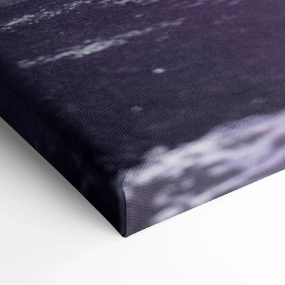 Close-up of high-resolution BMW F80 M3 vertical canvas art with museum-quality texture and sharp detail.