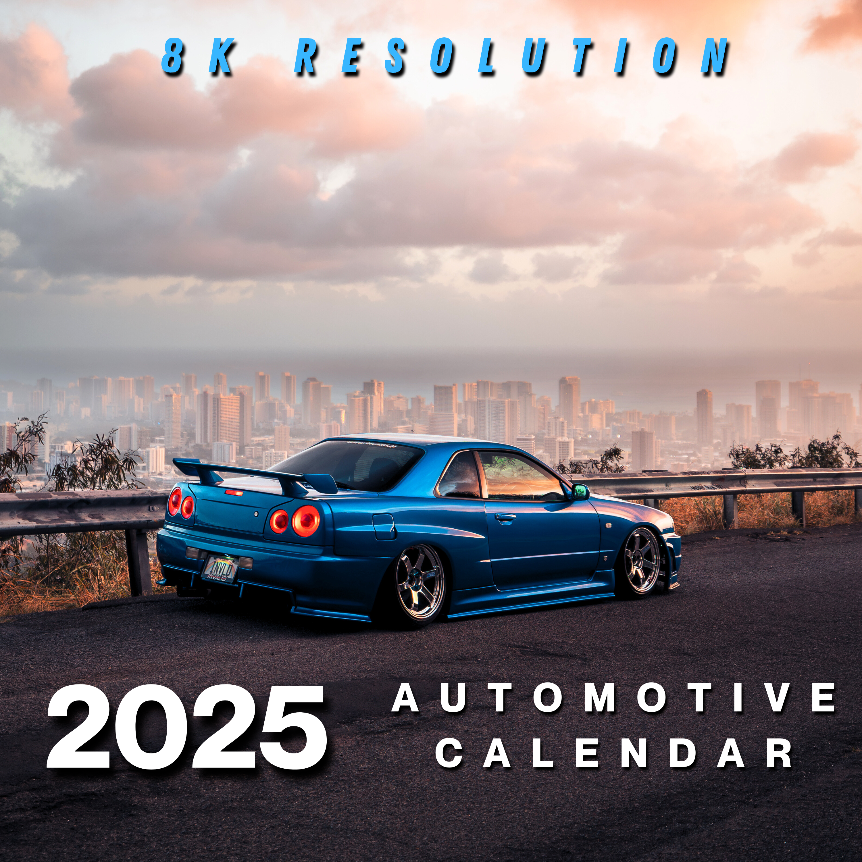 Limited Edition 2025 Automotive Car Calendar - Brennanxwright Collection for Enthusiasts