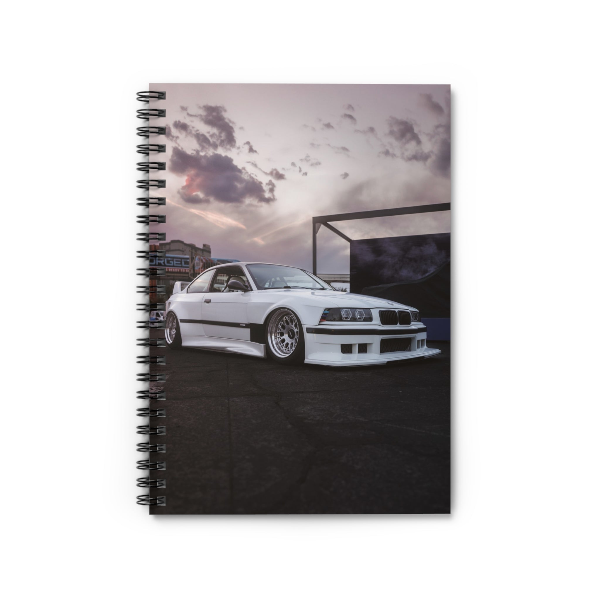 BMW E36 M3 Automotive Spiral Notebook #002 - Throttle Designs