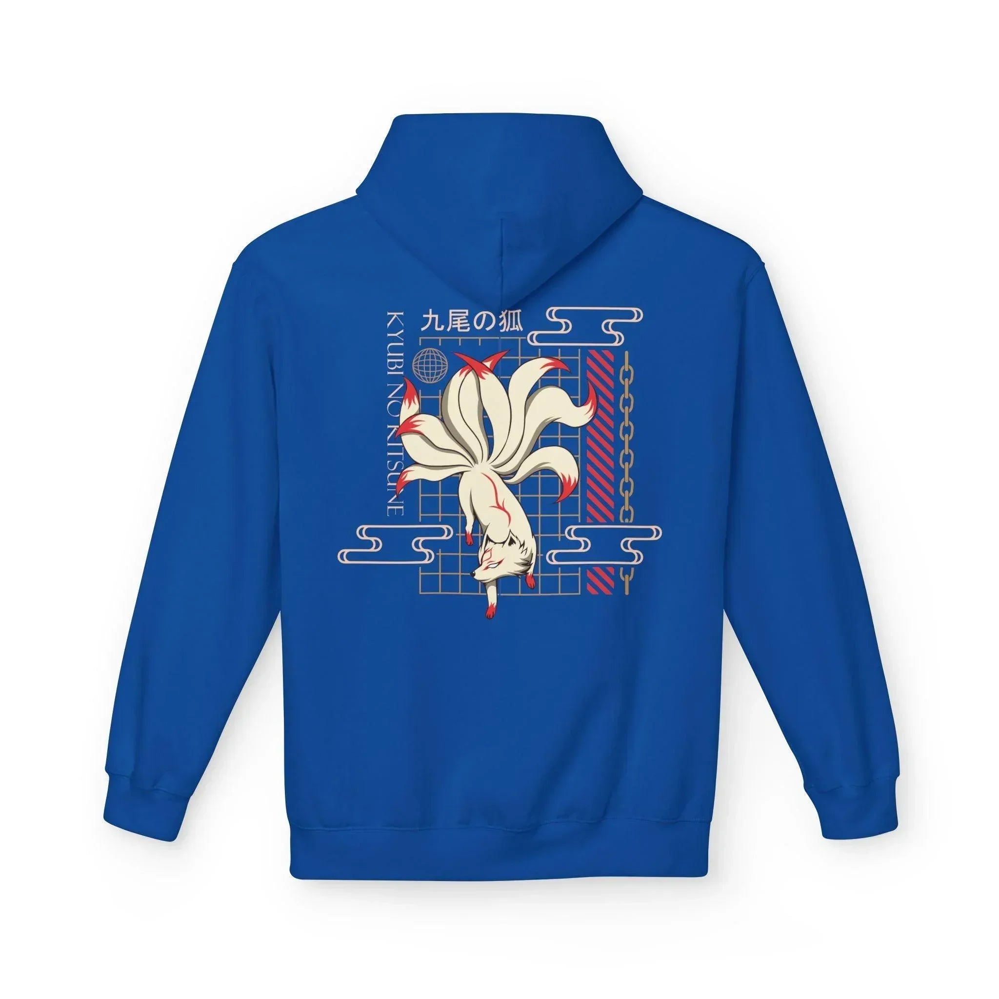Kyubi No Kitsune Japanese Streetwear Fleece Hoodie – Ultimate Comfort Meets Stylish Design