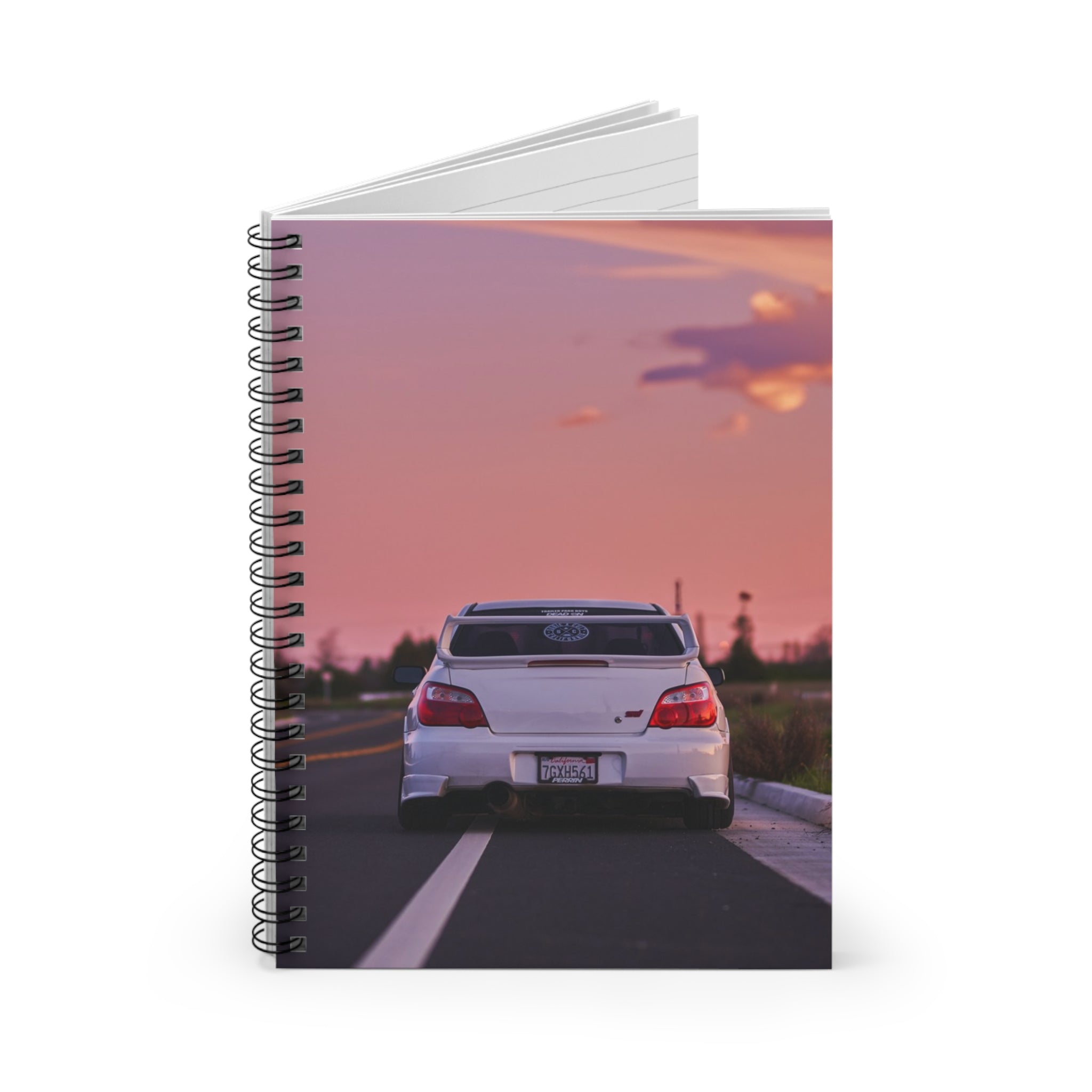 Subaru WRX STI Automotive Spiral Notebook #013 - Throttle Designs