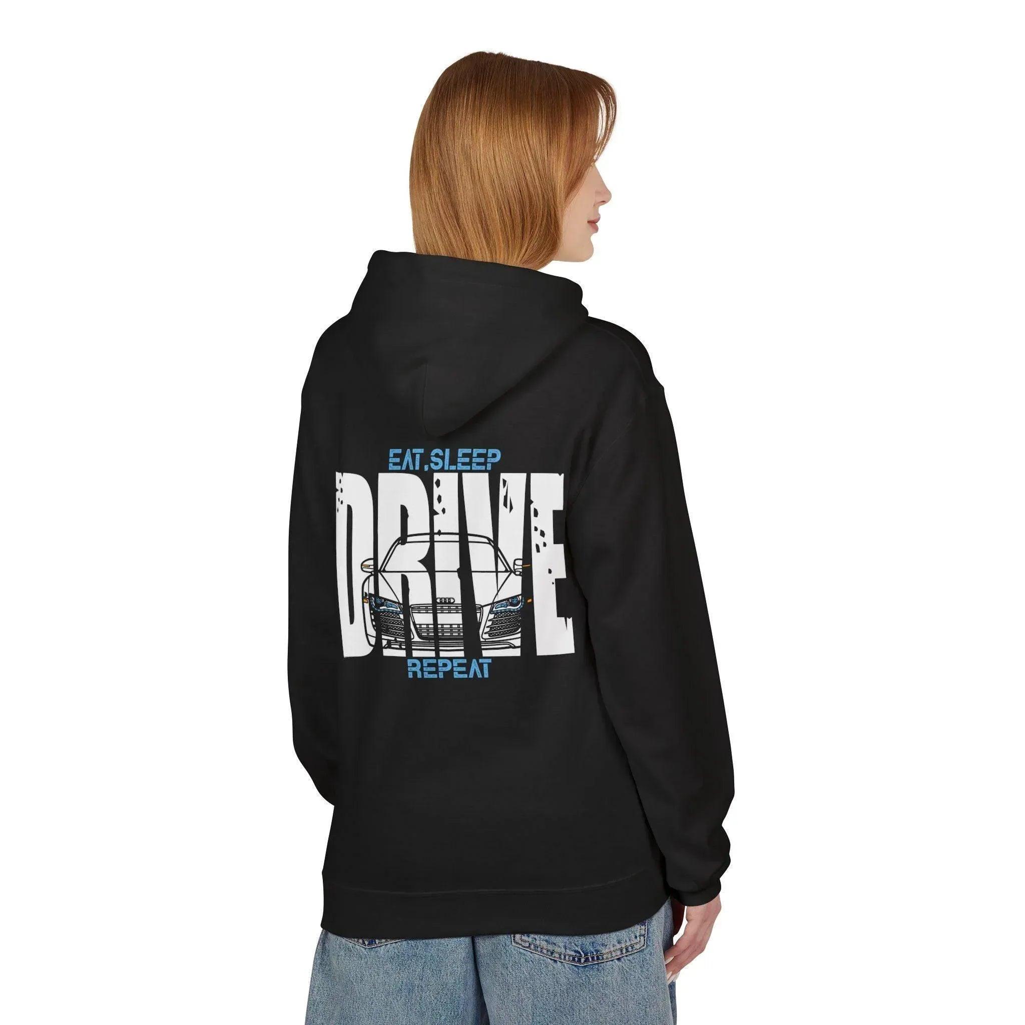Audi R8 DRIVE Fleece Hoodie - Premium Comfort & Style for Enthusiasts