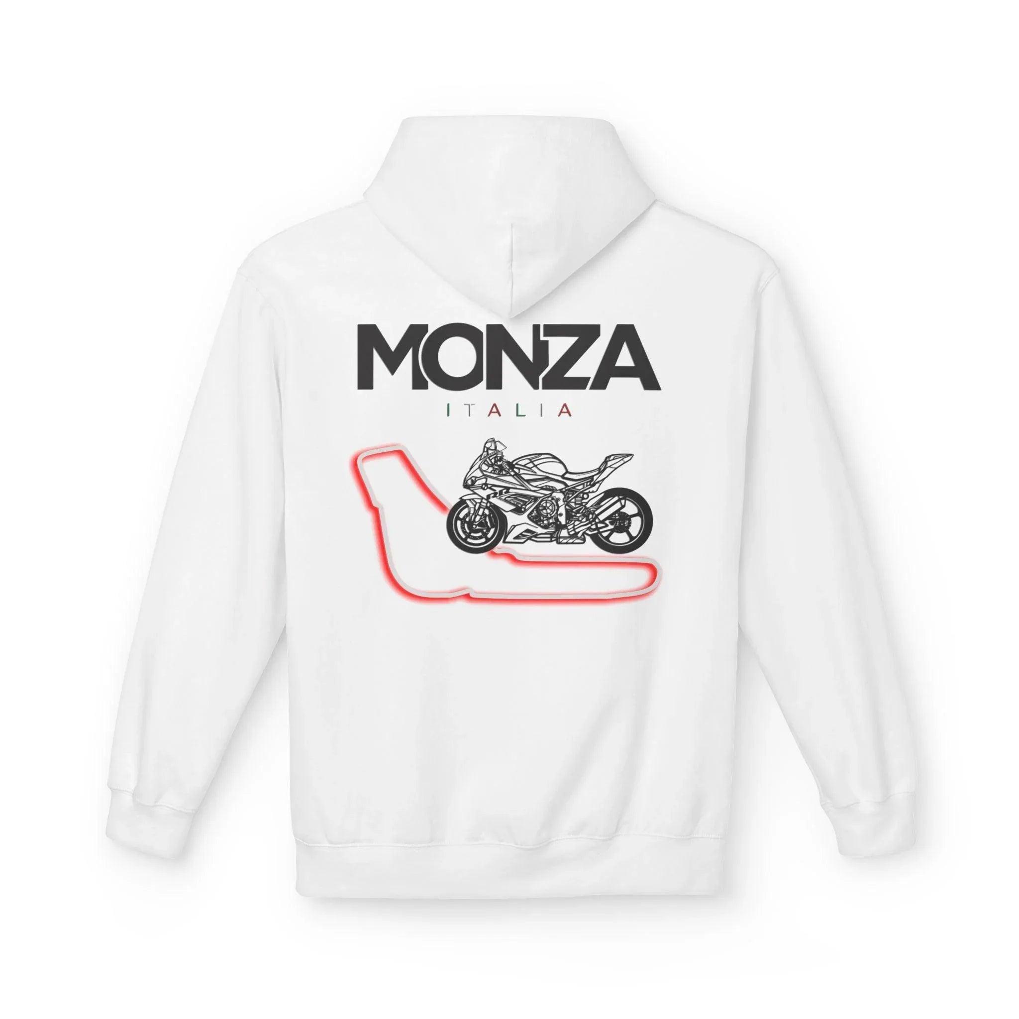 BMW Inspired S1000RR Monza Italia Fleece Hoodie Red Edition for Riders