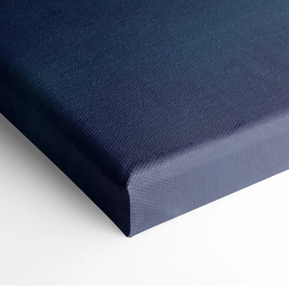 Deep navy lamborghini fenomeno inspired canvas art with textured woven surface and raised edges for automotive decor