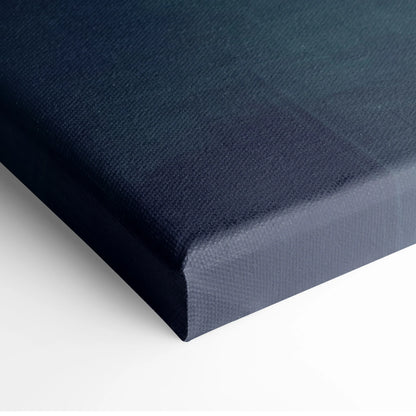 Lamborghini Huracán inspired dark navy canvas art with textured woven surface and slightly raised edges luxury supercar print