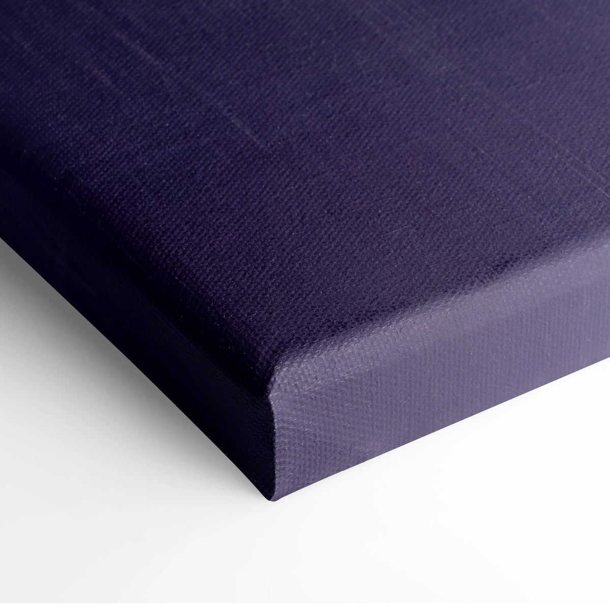 Lamborghini Huracán inspired deep navy canvas art with textured woven surface and thick gallery wrapped edges