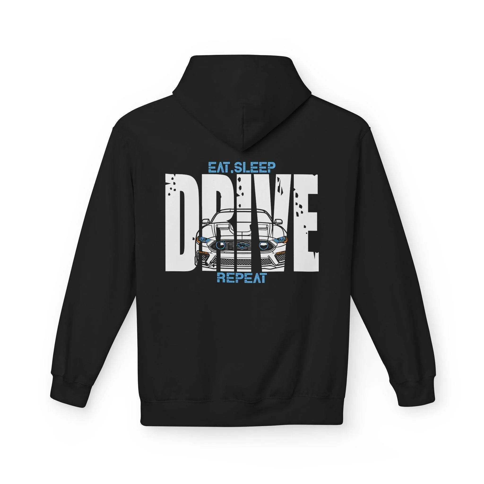 Ford Mach 1 Mustang DRIVE Fleece Hoodie - Premium Comfort & Style