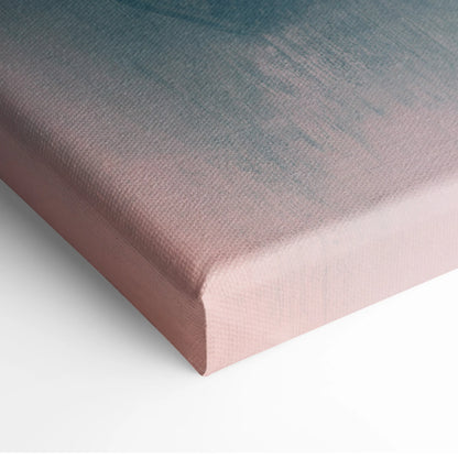 Porsche 911 gt2 rs inspired automotive wall art featuring a textured canvas with a soft blue to dusty rose gradient
