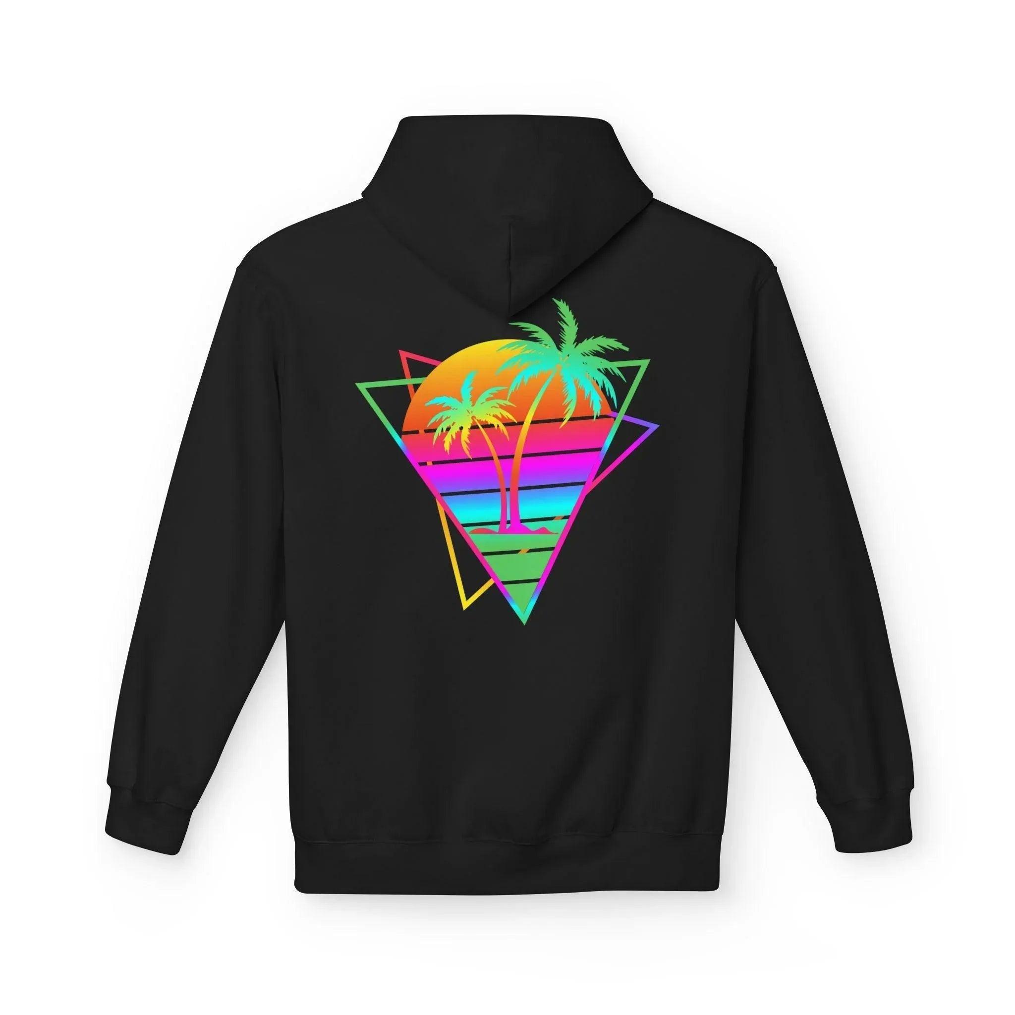 Vaporwave Vintage Fleece Hoodie for Ultimate Comfort and Style