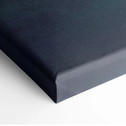 Chevrolet Camaro inspired black canvas art with textured woven surface and raised edges for living room wall decor