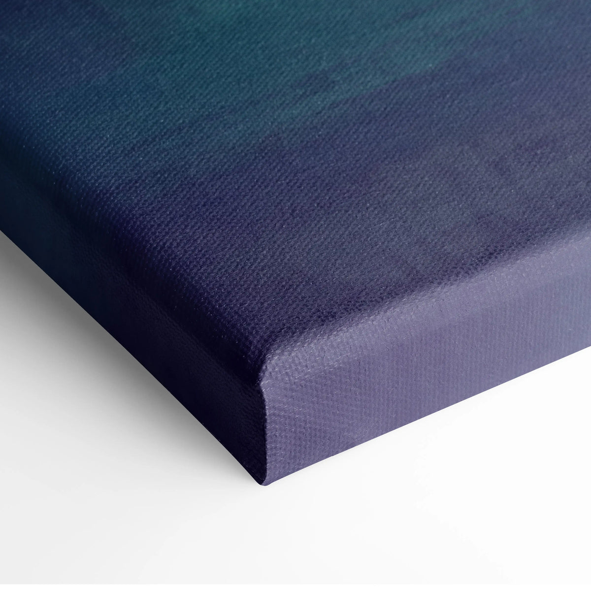 Lamborghini aventador svj inspired luxury supercar canvas print with deep blue to teal gradient background