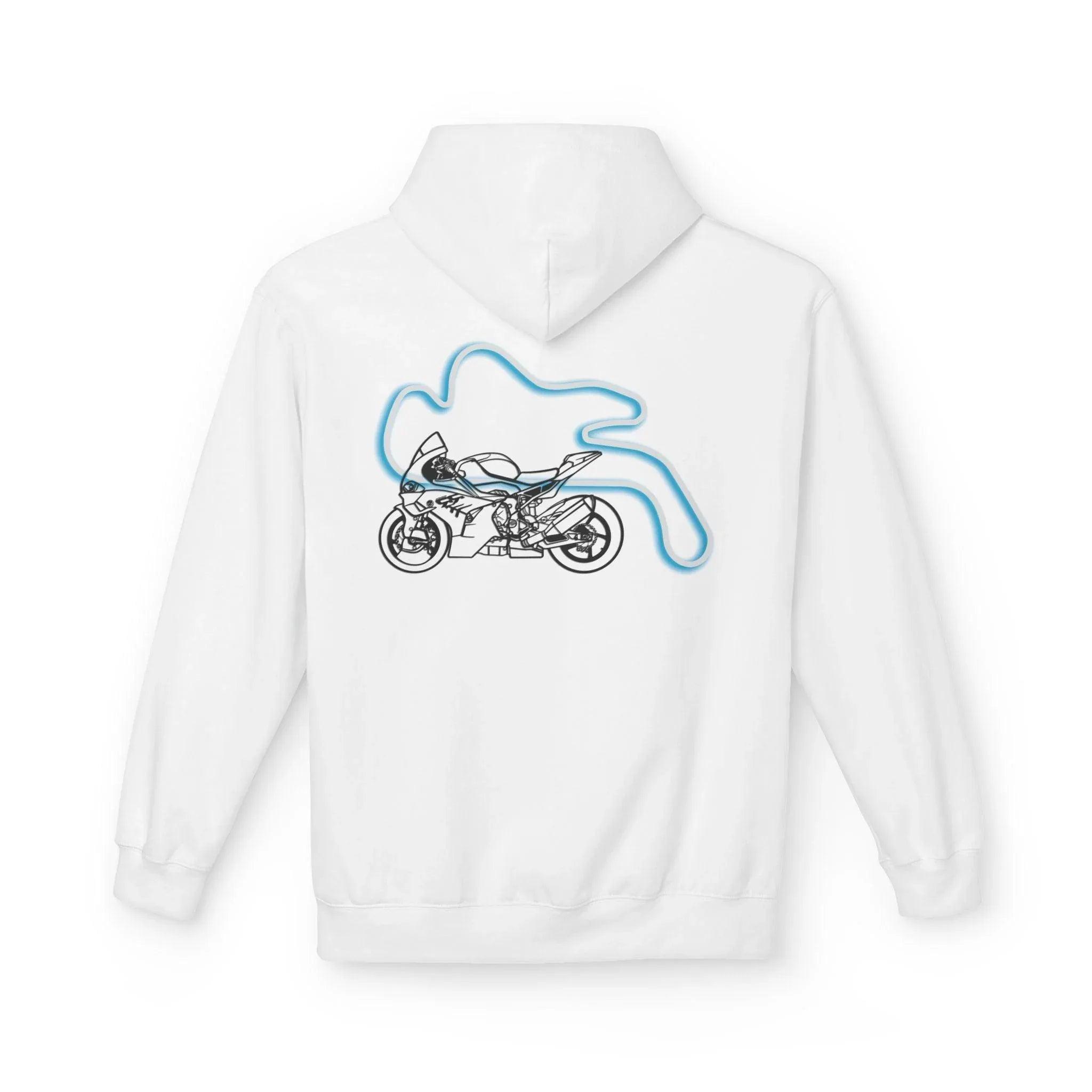 BMW Inspired M1000RR Fleece Hoodie Comfort and Style for Motorsport Enthusiasts