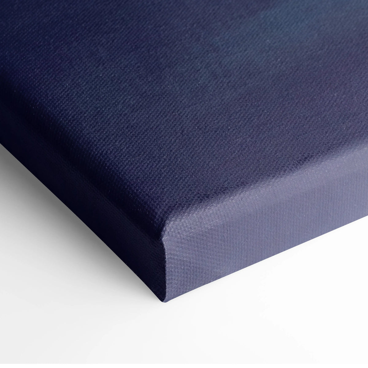 Aston Martin Vulcan inspired deep navy canvas art with textured woven surface and slightly raised edges premium wall decor