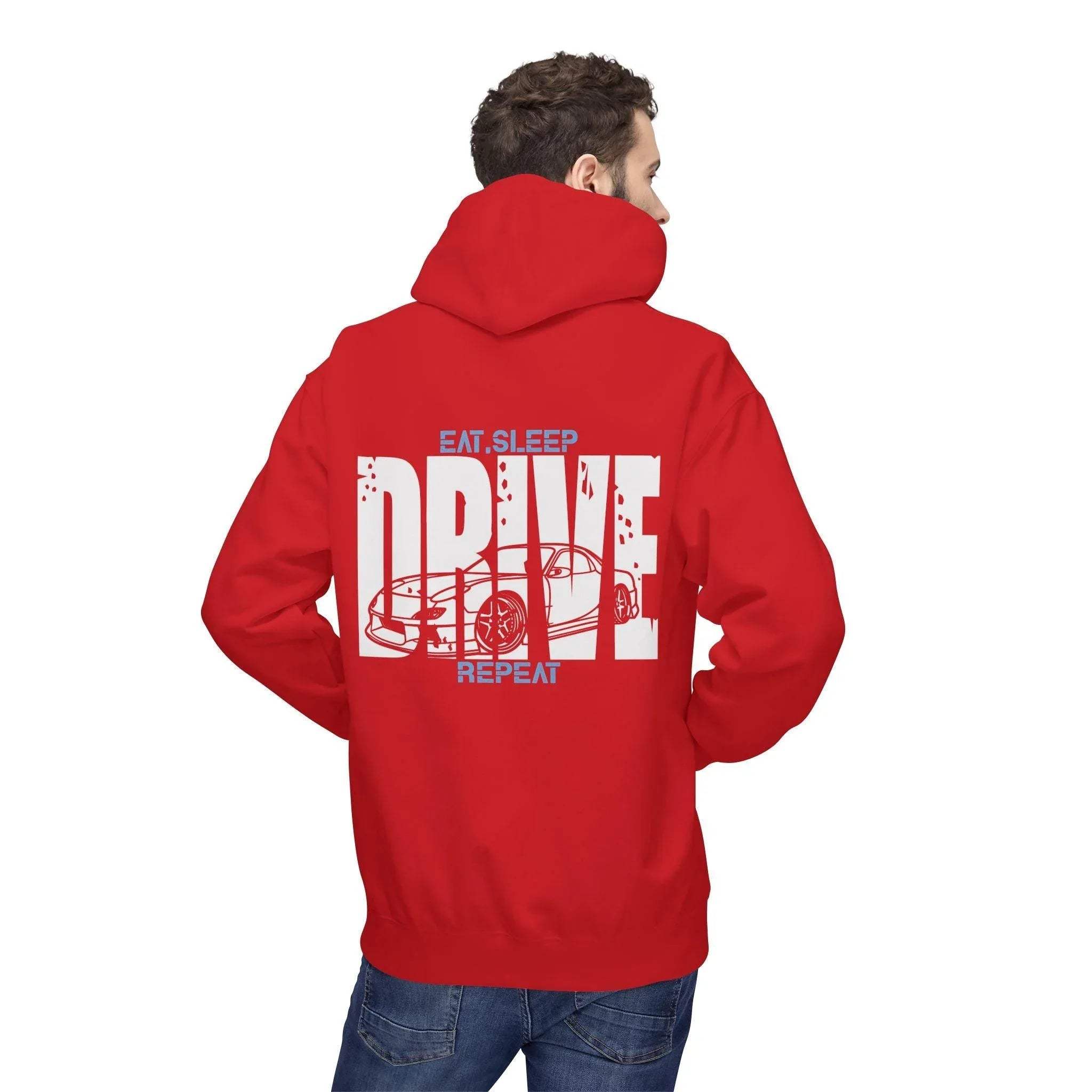 Mazda FD RX7 DRIVE Fleece Hoodie - Comfort Meets Style for Car Lovers