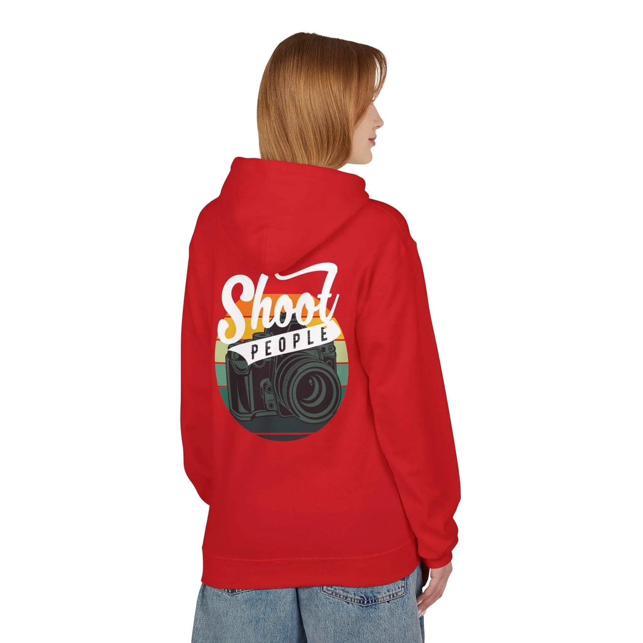 Creative Photographer's "Shoot People" Fleece Hoodie for Ultimate Comfort and Style