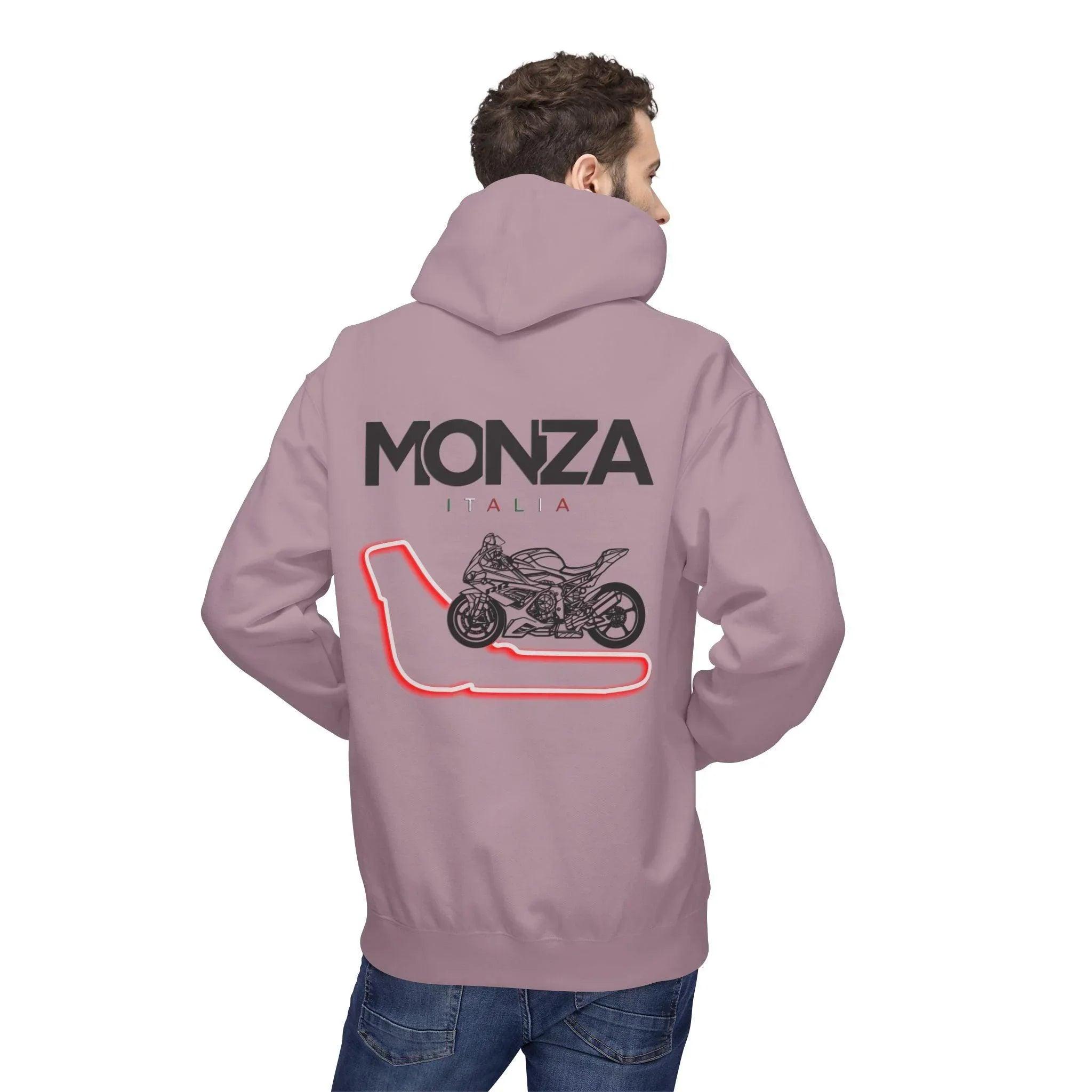 BMW Inspired S1000RR Monza Italia Fleece Hoodie Red Edition for Riders