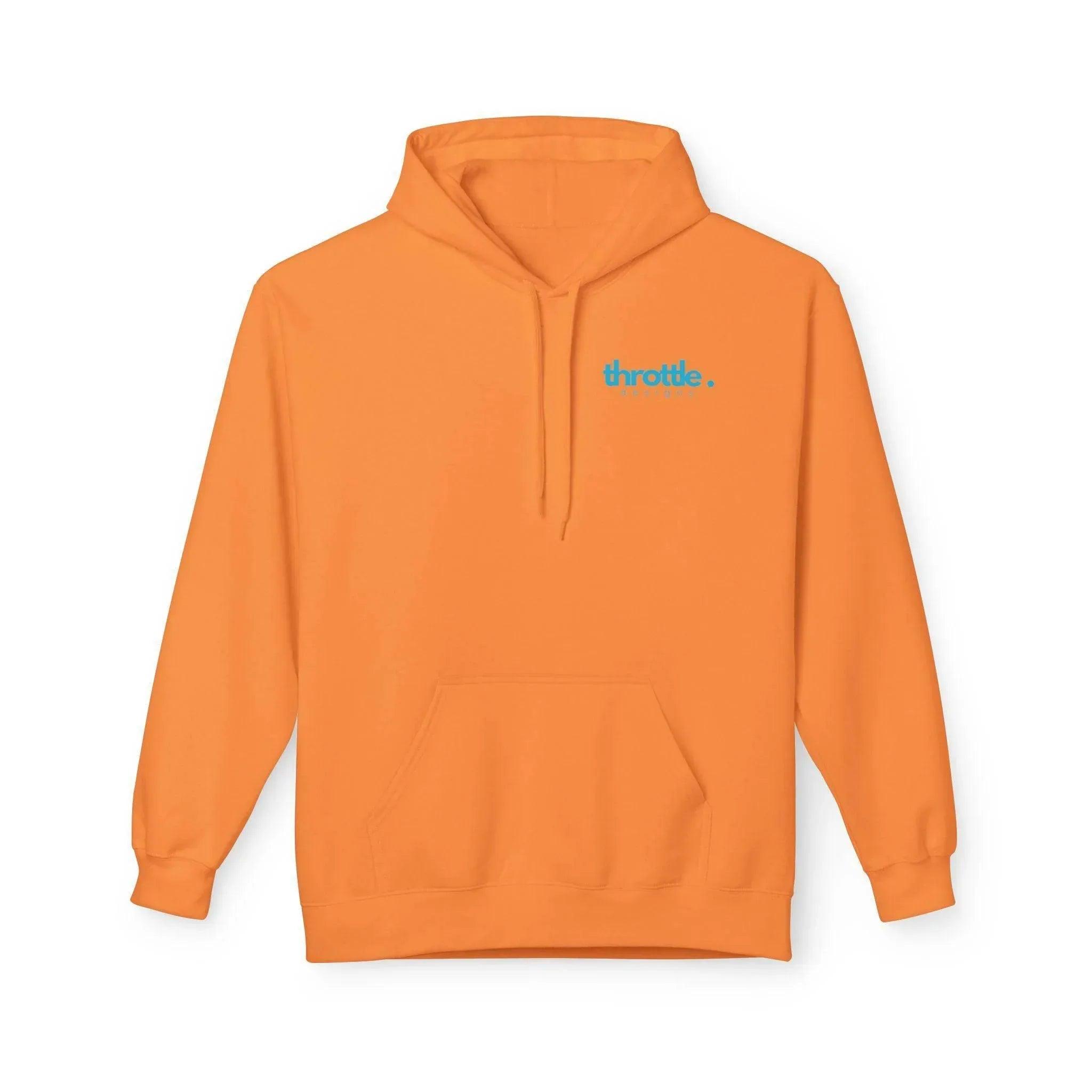 Cozy Retro Palm Tree Sunset Fleece Pullover Hoodie for Ultimate Comfort
