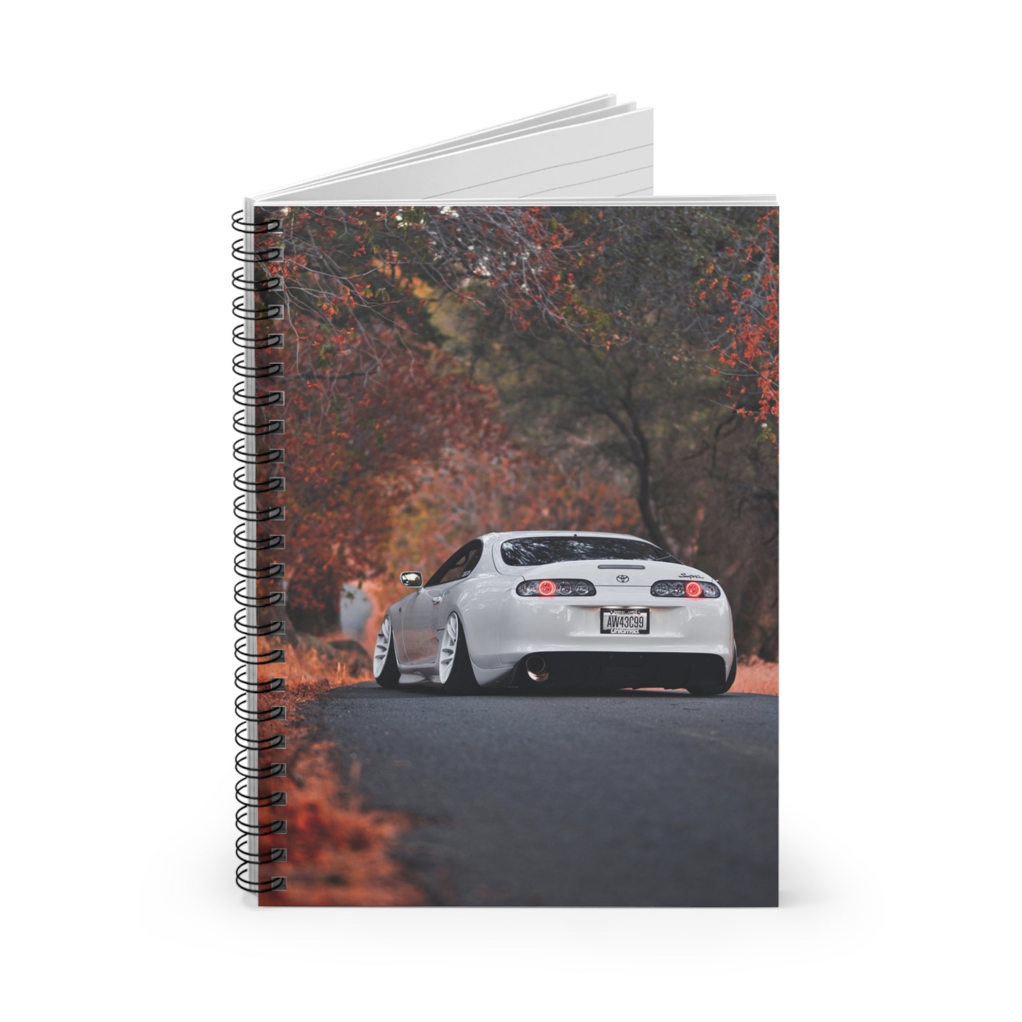 Toyota Supra Mk4 Automotive Spiral Notebook #014 - Throttle Designs