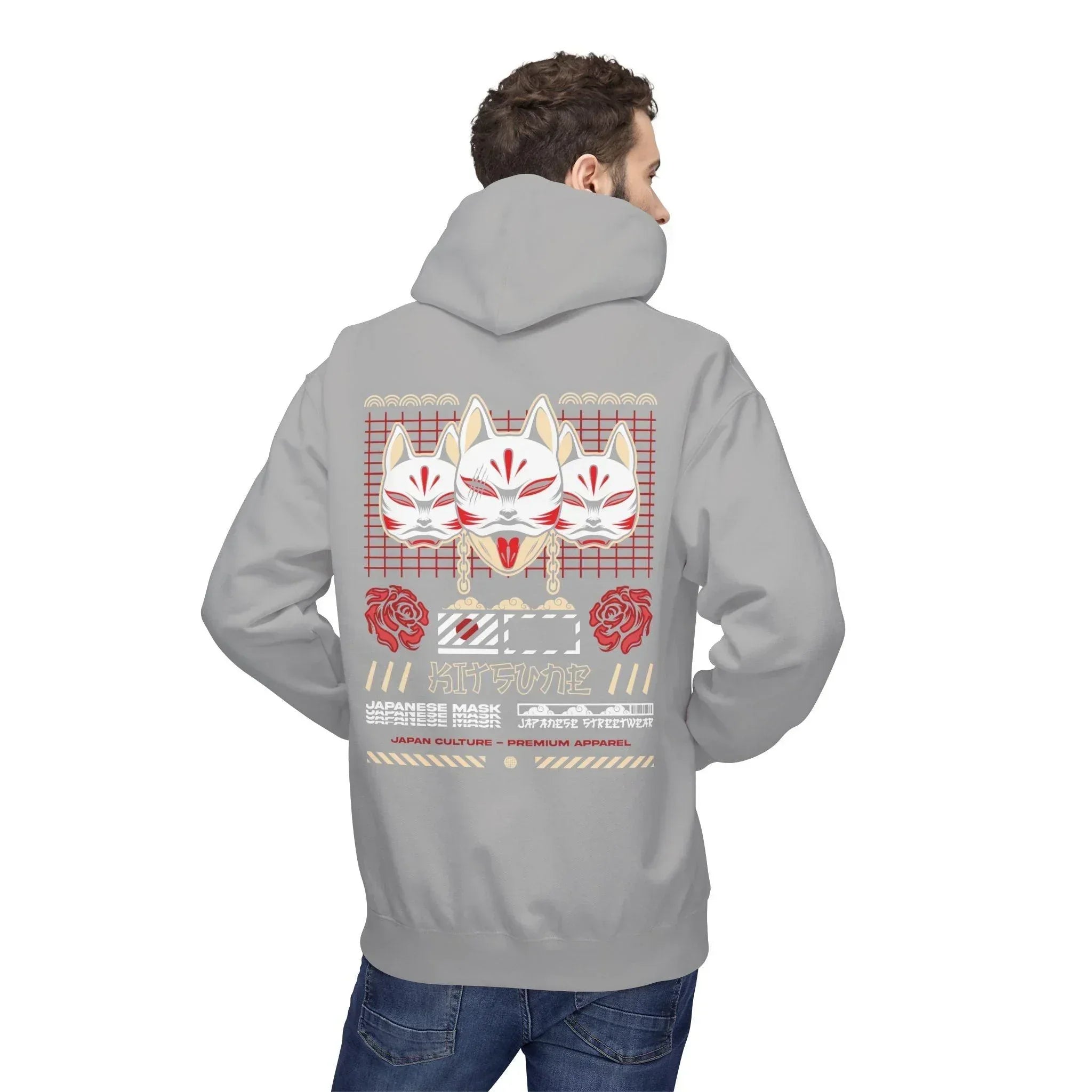 Ultimate Kitsune Japanese Streetwear Fleece Hoodie for Comfort and Style
