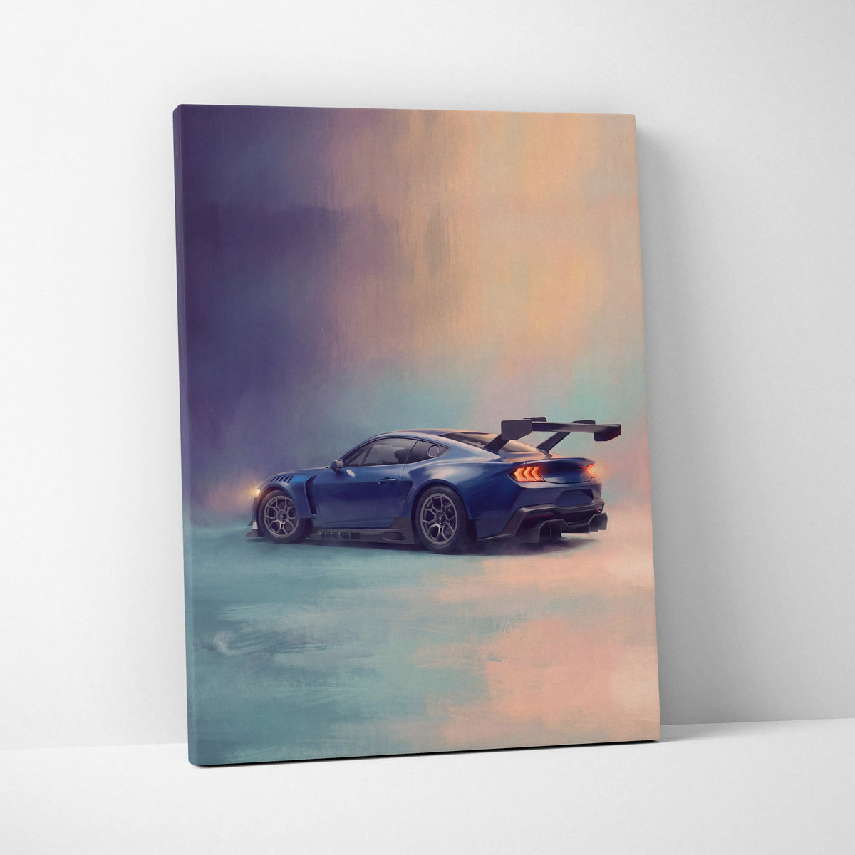 Ford Mustang GTD Inspired Car Wall Art, Performance GT Sportscar Print