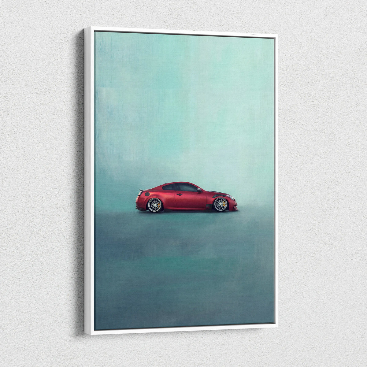 Infiniti G37 Inspired Car Wall Art, Luxury Coupe Canvas Print for Office Decor