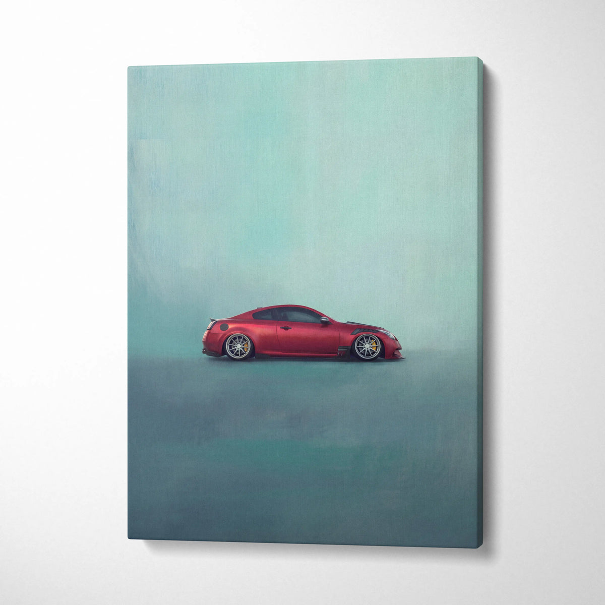 Infiniti G37 Inspired Car Wall Art, Luxury Coupe Canvas Print for Office Decor