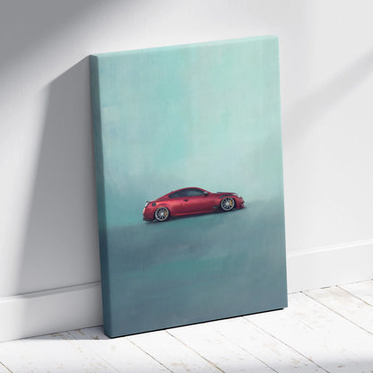 Infiniti G37 Inspired Car Wall Art, Luxury Coupe Canvas Print for Office Decor