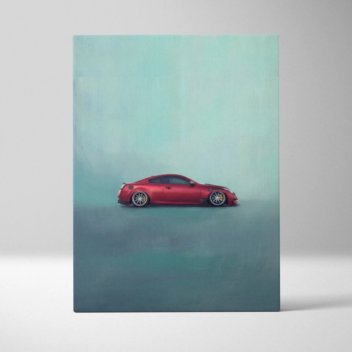 Infiniti G37 Inspired Car Wall Art, Luxury Coupe Canvas Print for Office Decor