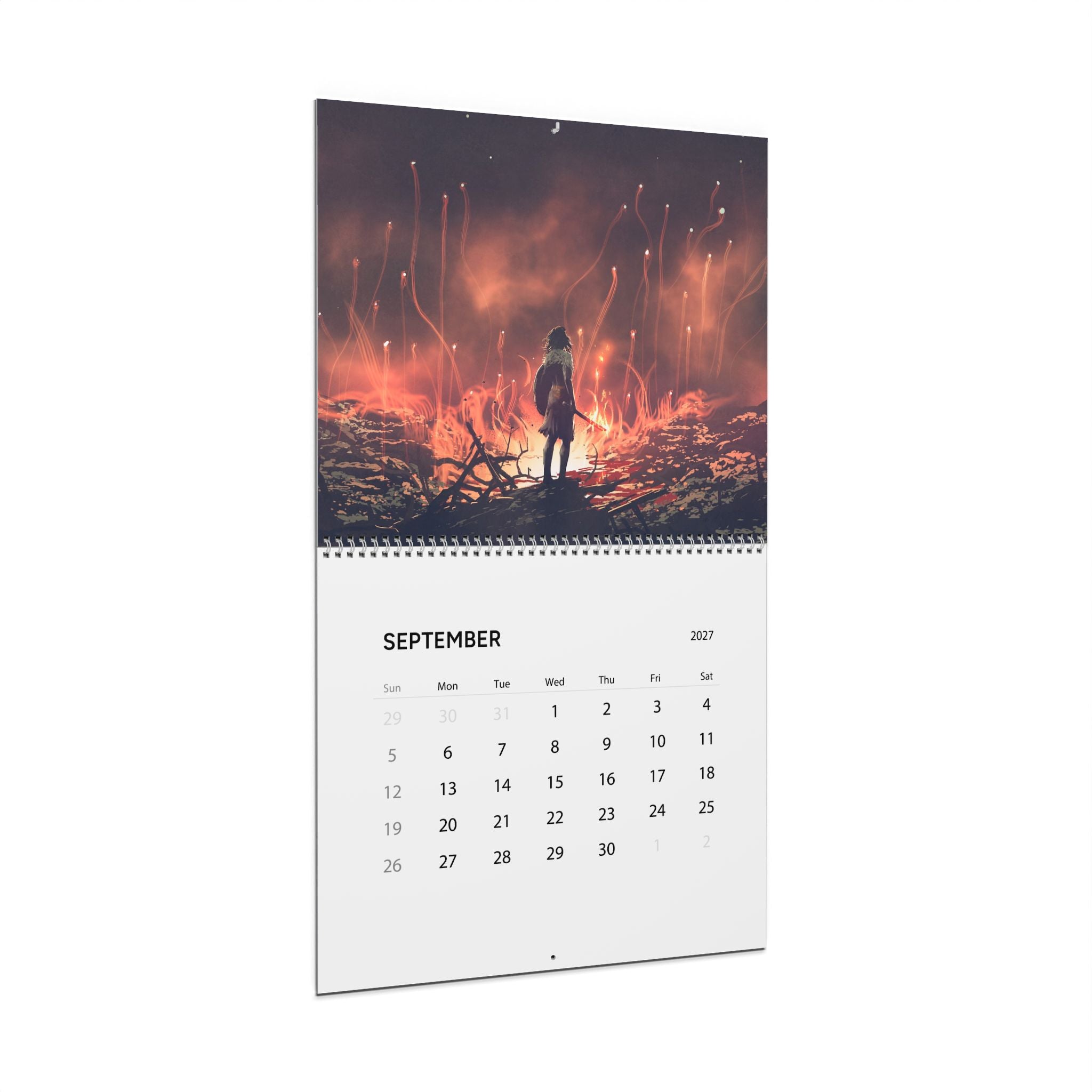 2027 Fantasy Character Wall Calendar – Mystical Artwork, Enchanted Worlds & Scenic Fantasy Art