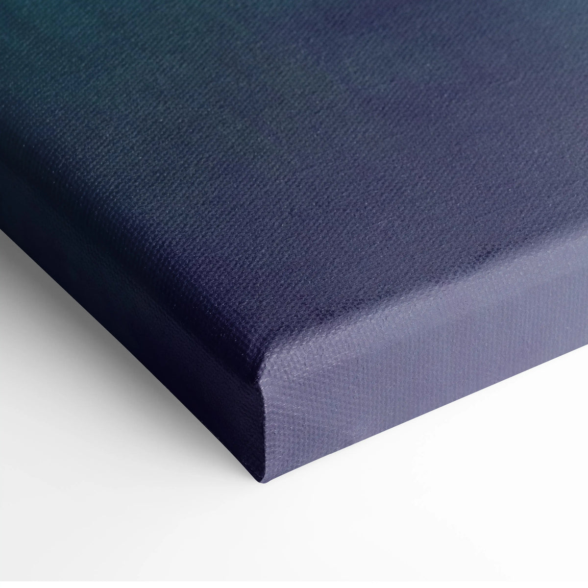 Deep navy canvas with textured woven surface and raised edges for lamborghini huracán sto inspired supercar wall art print