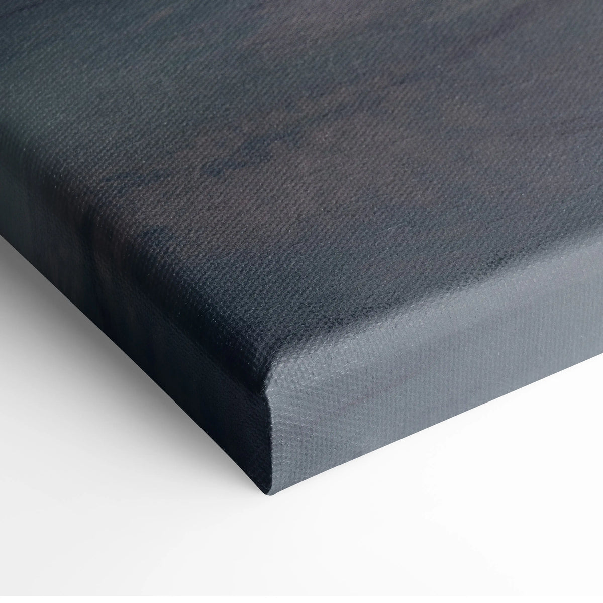 Dark gray canvas with a textured woven surface and slightly raised edges in mclaren 570s inspired premium wall art