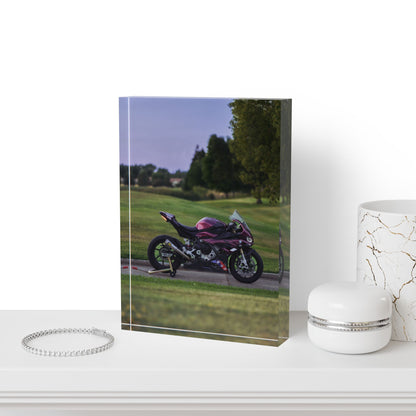 BMW S1000RR Motorcycle Acrylic Photo Block #033 - Throttle Designs