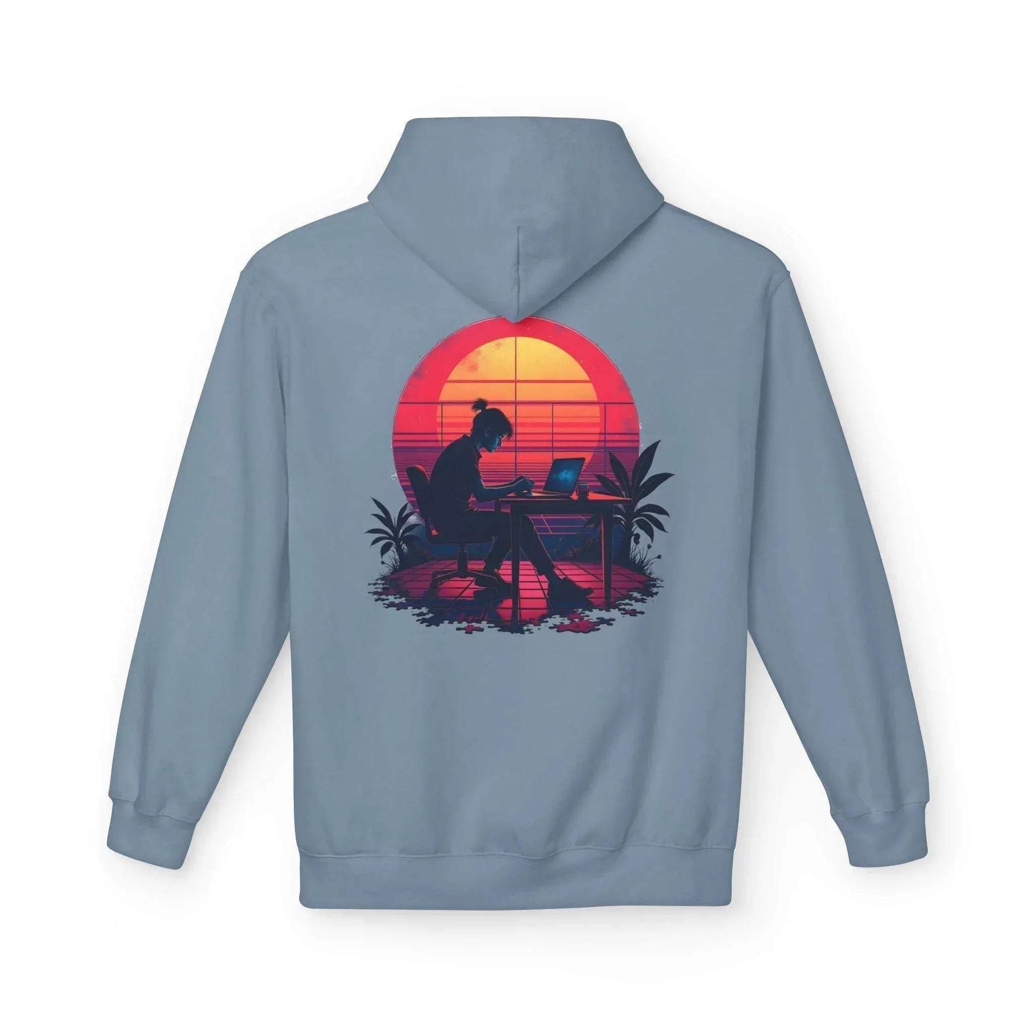 Ultimate Retro Programmer Fleece Hoodie for Comfort and Style