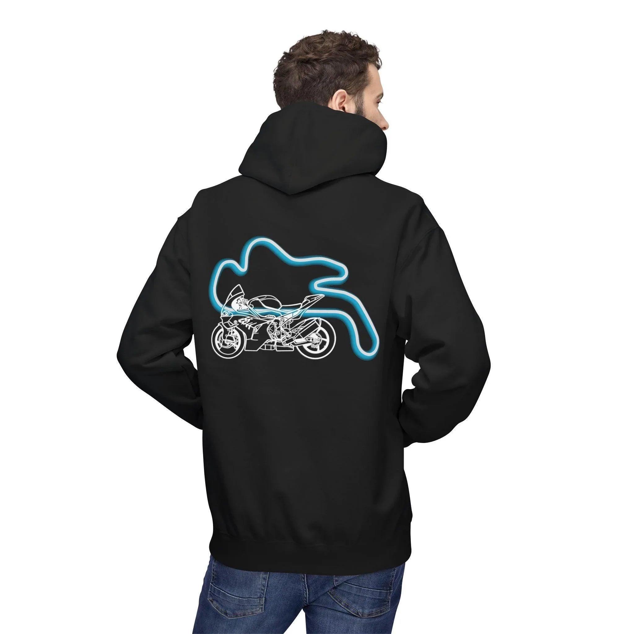 BMW Inspired M1000RR Fleece Hoodie Comfort and Style for Motorsport Enthusiasts
