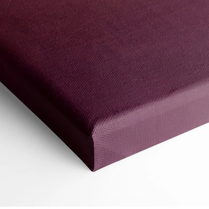 A deep burgundy woven canvas print with raised edges for lamborghini huracán sto inspired premium wall decor