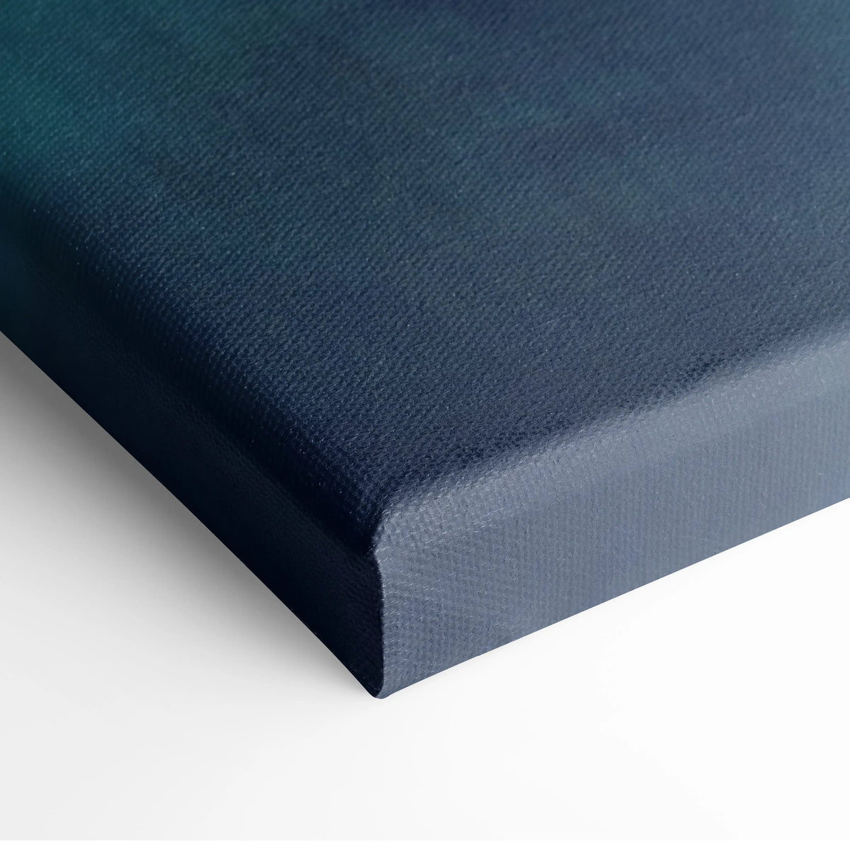 Dark blue canvas with textured woven surface and raised edges audi r8 inspired car wall art track edition print