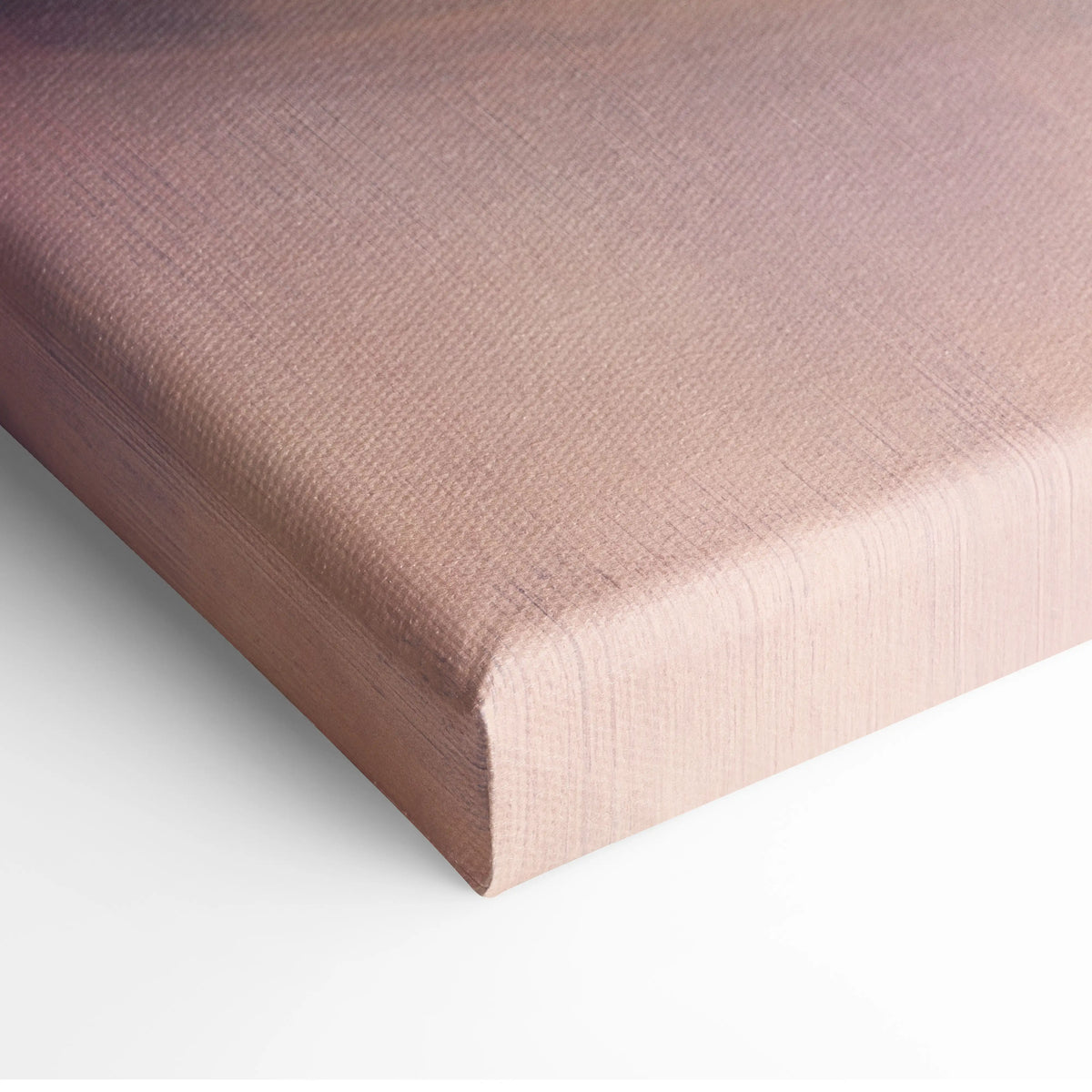 A soft rose gold canvas print with subtle texture featuring Lamborghini Huracán STO inspired supercar wall art